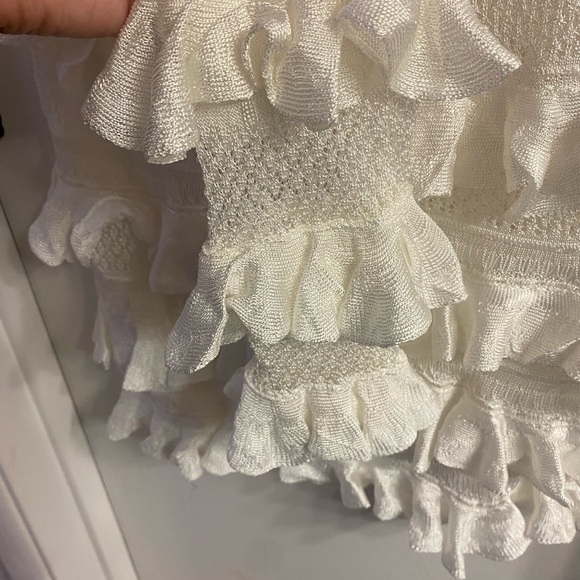 LAST ONE ☺️NWT Anthropologie Ruffle long sleeve Sweater🩷 GRAB IT ⭐️ - Picture 5 of 5